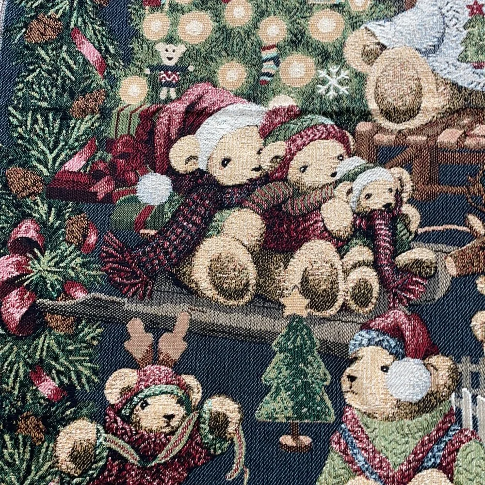 Cherished Teddies Holiday Blanket